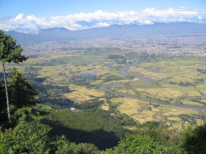 view of Kathmandu