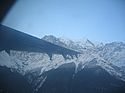 mountain view out of the plane