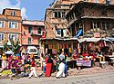 marketplace at Pashupatinath